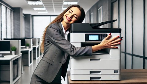 What are the benefits of printer leasing?